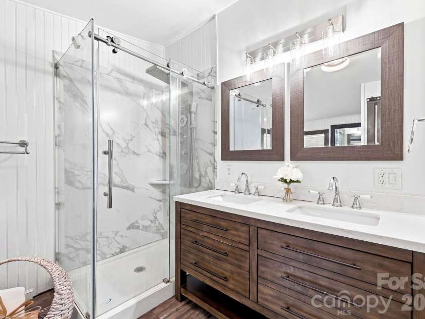 4 Sunset Farms Road, Whittier, NC 28789.  MLS# CAR4416408, YatesRealty ID 45394. Primary Bathroom