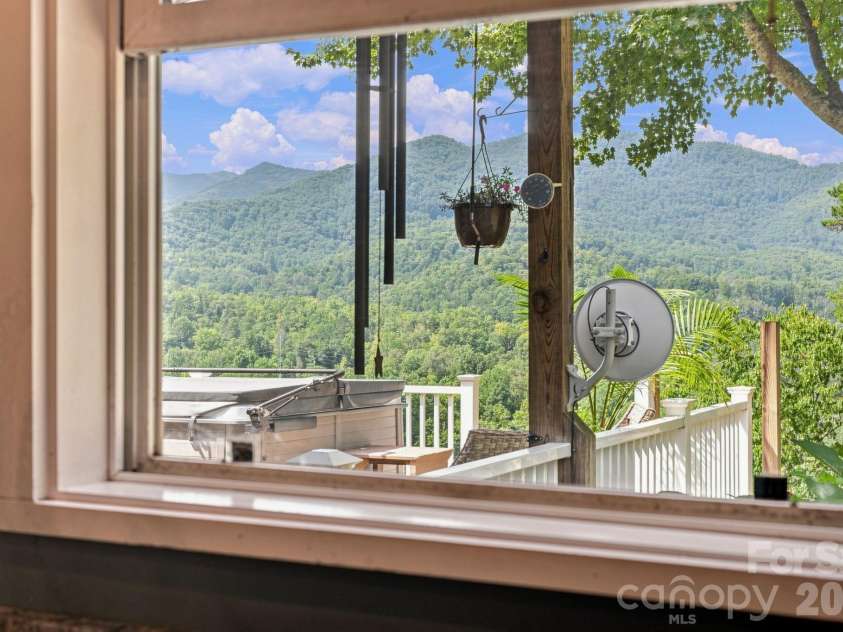 4 Sunset Farms Road, Whittier, NC 28789.  MLS# CAR4416408, YatesRealty ID 45394. Views from Kitchen