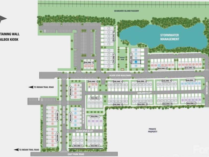 527 Silver Star Boulevard, Indian Trail, NC 28079.  MLS# CAR4412028, YatesRealty ID 45397. 527 Silver Star Boulevard Sitemap