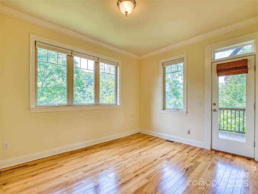 20A Lila Lane, Clyde, NC 28721.  MLS# CAR4258069, YatesRealty ID 454. Main level bedroom