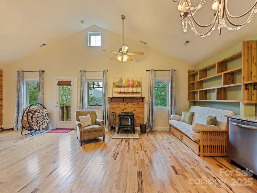 20A Lila Lane, Clyde, NC 28721.  MLS# CAR4258069, YatesRealty ID 454. Upper level living space 
