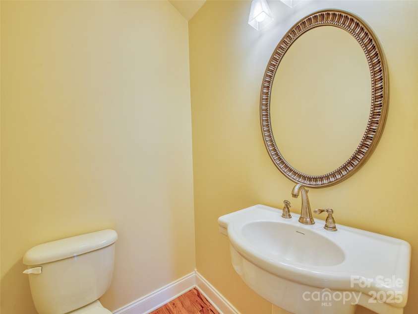 20A Lila Lane, Clyde, NC 28721.  MLS# CAR4258069, YatesRealty ID 454. Upstairs half bath