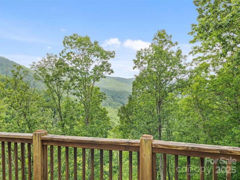 20A Lila Lane, Clyde, NC 28721.  MLS# CAR4258069, YatesRealty ID 454. View from upper level deck
