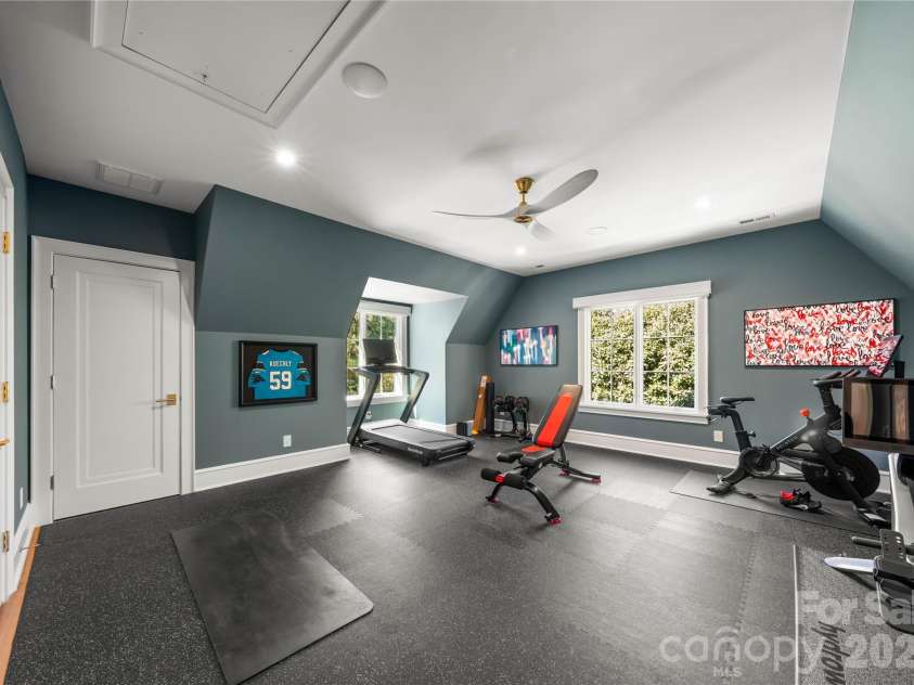2610 Sedley Road, Charlotte, NC 28211.  MLS# CAR4415993, YatesRealty ID 45402. Exercise room/optional 6th bedroom.