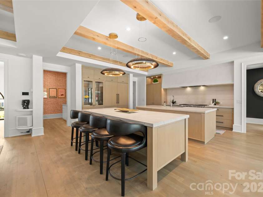 2610 Sedley Road, Charlotte, NC 28211.  MLS# CAR4415993, YatesRealty ID 45402. Kitchen with 2 large islands, custom cabinetry.