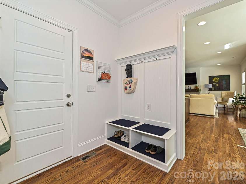 20032 Northport Drive, Cornelius, NC 28031.  MLS# CAR4416087, YatesRealty ID 45414. Mud Room w/ Large walk-in Storage Closet