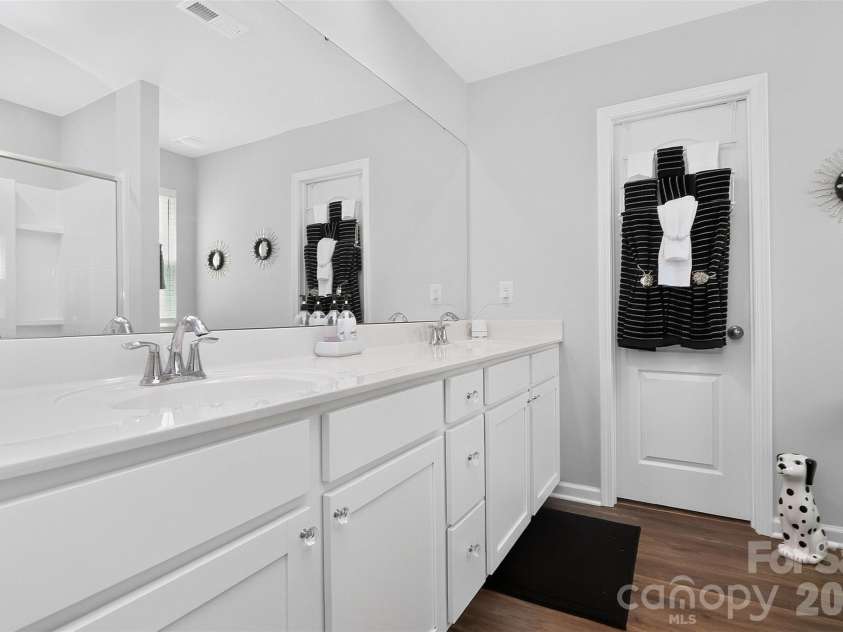 1051 Ava Trail Lane, Clover, SC 29710.  MLS# CAR4415650, YatesRealty ID 45415. Owner's Bath with Quartz Countertops