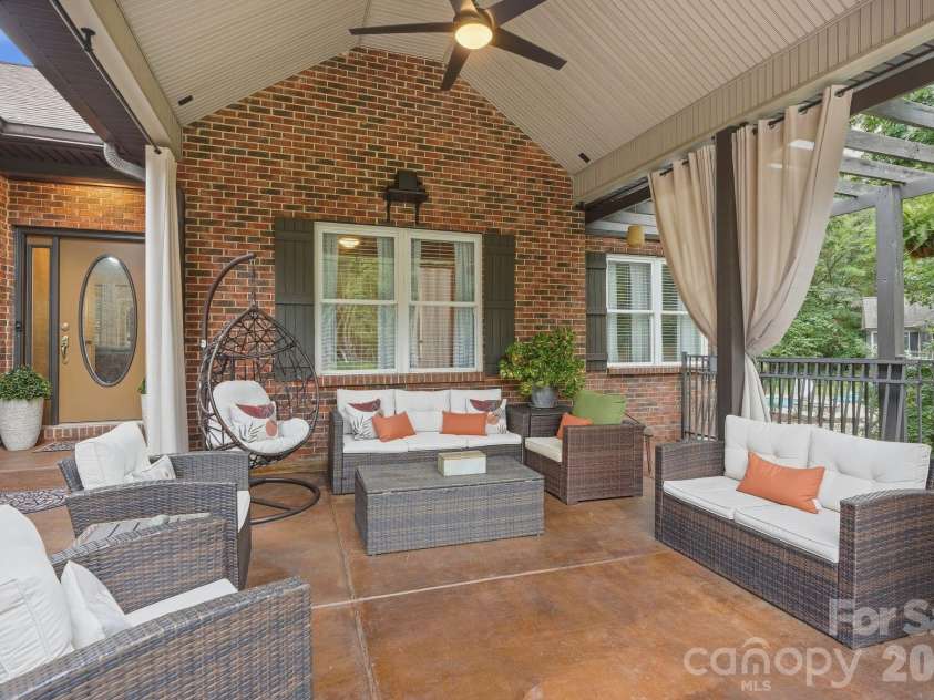 2055 Tiger Paw Lane, York, SC 29745.  MLS# CAR4425270, YatesRealty ID 45420. Front Porch Area