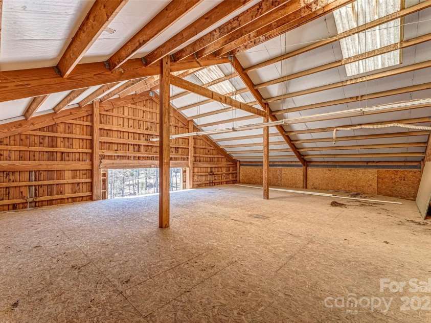 674 Walnut Ridge Road, Brevard, NC 28712.  MLS# CAR4235374, YatesRealty ID 4544. Barn - Second Level