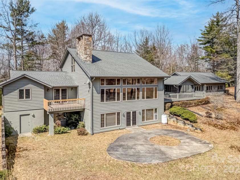 674 Walnut Ridge Road, Brevard, NC 28712.  MLS# CAR4235374, YatesRealty ID 4544. Main House - Back