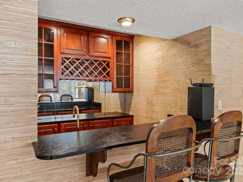 674 Walnut Ridge Road, Brevard, NC 28712.  MLS# CAR4235374, YatesRealty ID 4544. Main House - Basement Level - Kitchenette