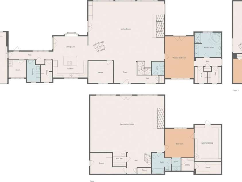 674 Walnut Ridge Road, Brevard, NC 28712.  MLS# CAR4235374, YatesRealty ID 4544. Main House Floor Plan