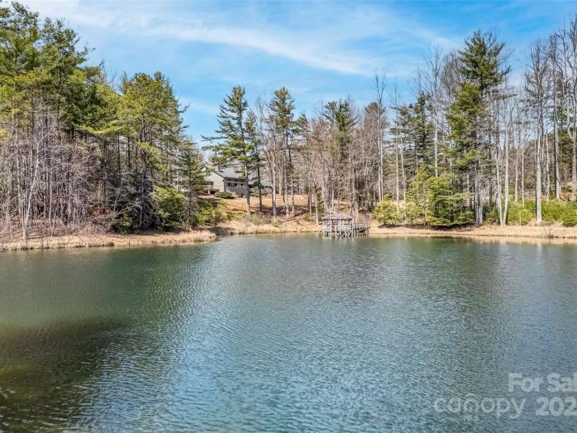 674 Walnut Ridge Road, Brevard, NC 28712.  MLS# CAR4235374, YatesRealty ID 4544. Spring-Fed Lake