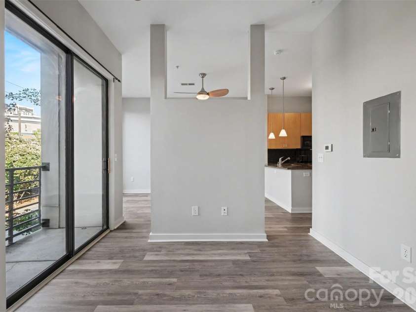525 6th Street, Charlotte, NC 28202.  MLS# CAR4416190, YatesRealty ID 45446. View from Bedroom