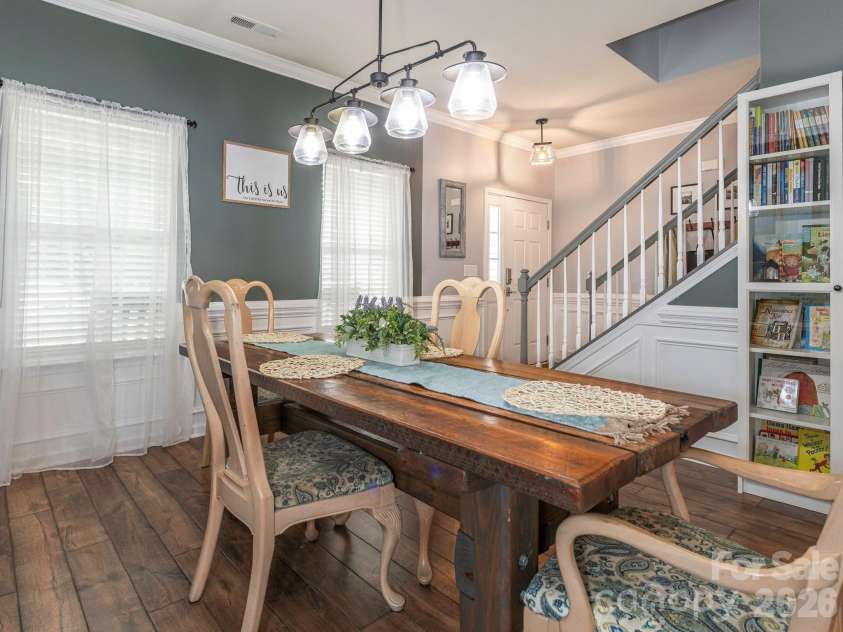 8208 Stourhead Gardens Lane, Waxhaw, NC 28173.  MLS# CAR4410610, YatesRealty ID 45450. Front room can flex as dining, study or sitting space