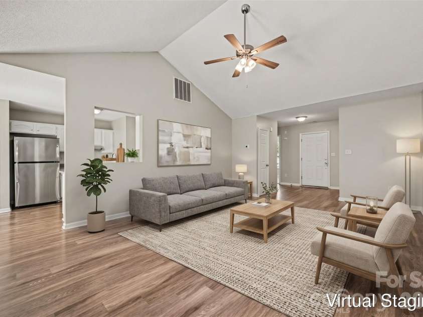 302 Touch Me Not Lane, Charlotte, NC 28216.  MLS# CAR4415487, YatesRealty ID 45453. Virtually staged