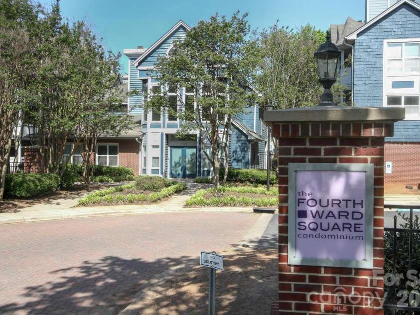 525 Graham Street, Charlotte, NC 28202.  MLS# CAR4341824, YatesRealty ID 4546. Fourh Ward Square Condos