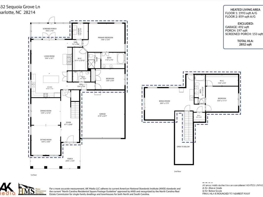 8632 Sequoia Grove Lane, Charlotte, NC 28214.  MLS# CAR4415555, YatesRealty ID 45482. 