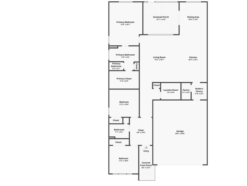 5208 Glenwalk Drive, Charlotte, NC 28269.  MLS# CAR4414454, YatesRealty ID 45489. 
