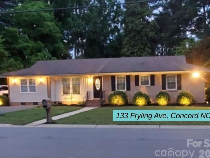 133 Fryling Avenue, Concord, NC 28025.  MLS# CAR4414229, YatesRealty ID 45496. 