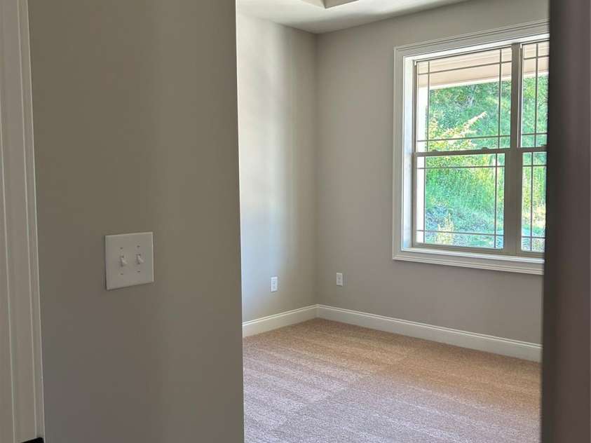 831-A Wynnshire Drive, Hickory, NC 28601.  MLS# CAR4413964, YatesRealty ID 45497. 2nd bedroom with fan/light.