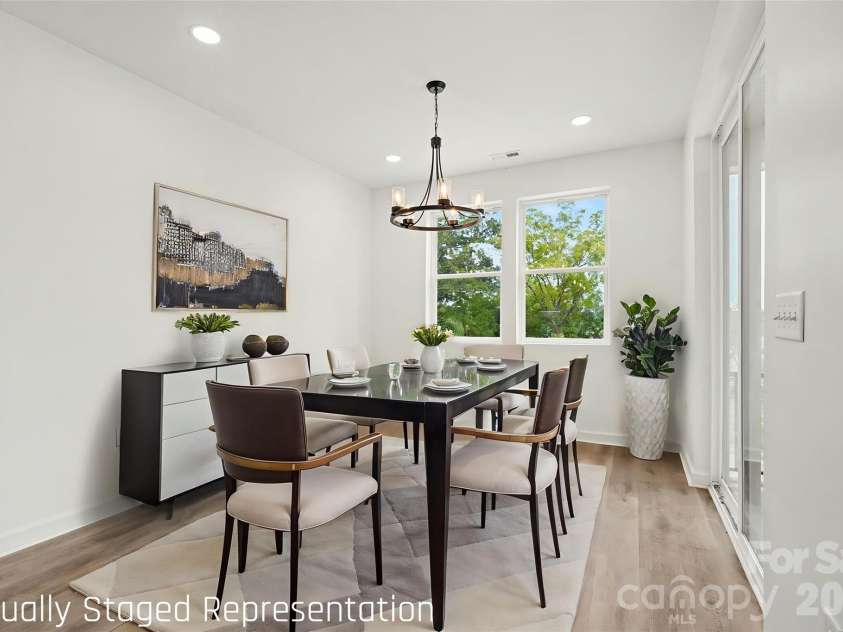 2416 Waxhaw Indian Trail Road, Indian Trail, NC 28079.  MLS# CAR4409507, YatesRealty ID 45502. Dining Room *Virtually Staged*