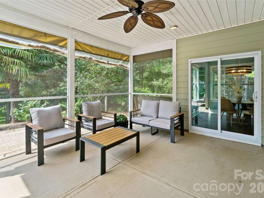 10177 Lakeshore Drive, Lancaster, SC 29720.  MLS# CAR4410125, YatesRealty ID 45503. Screened porch