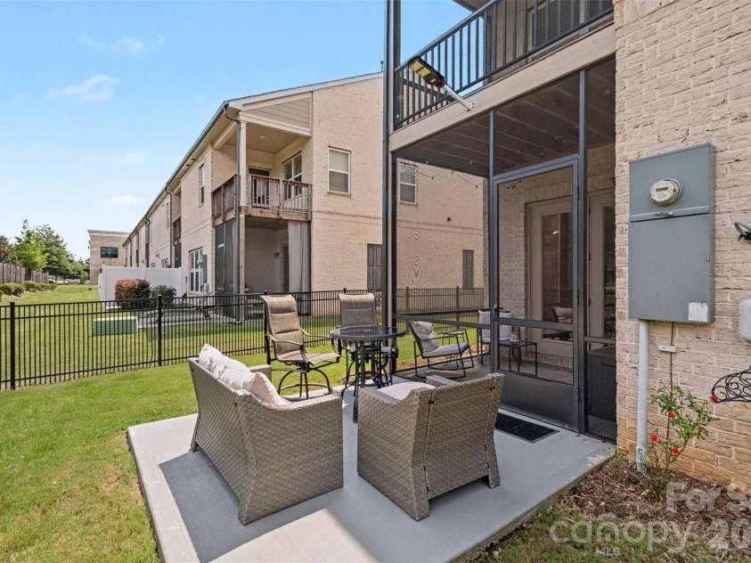 138 Heathbrook Lane, Waxhaw, NC 28173.  MLS# CAR4410754, YatesRealty ID 45508. Backyard patio