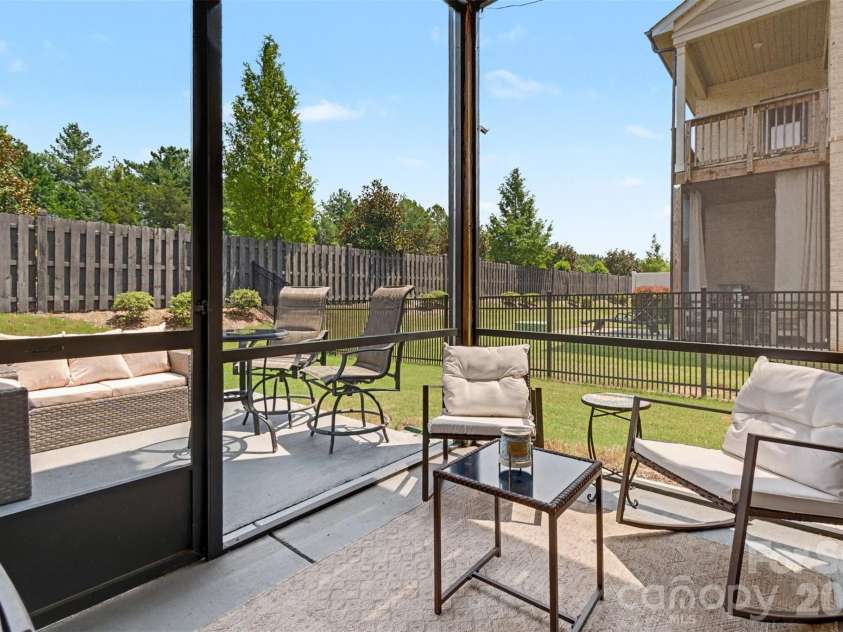 138 Heathbrook Lane, Waxhaw, NC 28173.  MLS# CAR4410754, YatesRealty ID 45508. Screened back porch