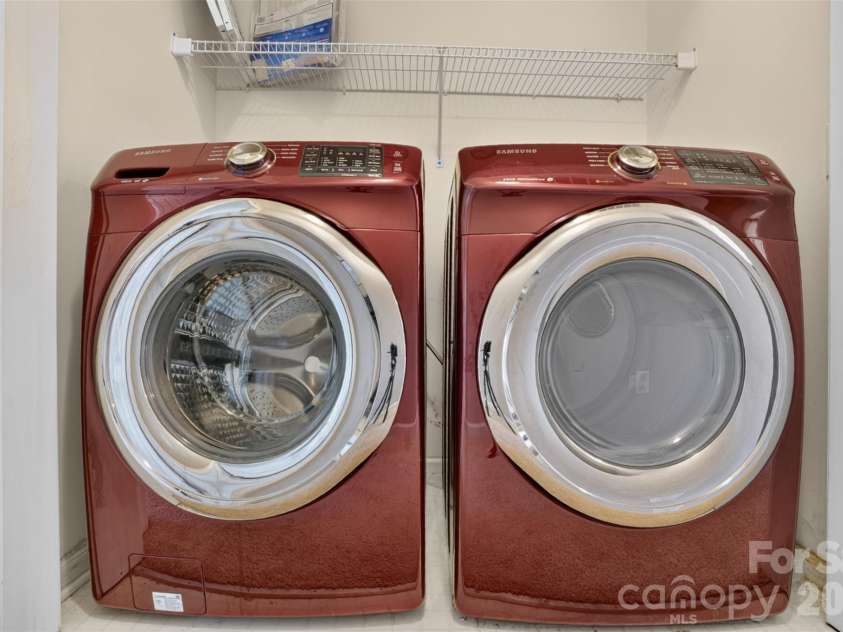 5936 Downfield Wood Drive, Charlotte, NC 28269.  MLS# CAR4413592, YatesRealty ID 45510. Laundry Closet