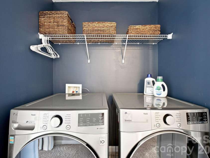 2031 Cambridge Beltway Drive, Charlotte, NC 28273.  MLS# CAR4413731, YatesRealty ID 45512. Laundry Closet