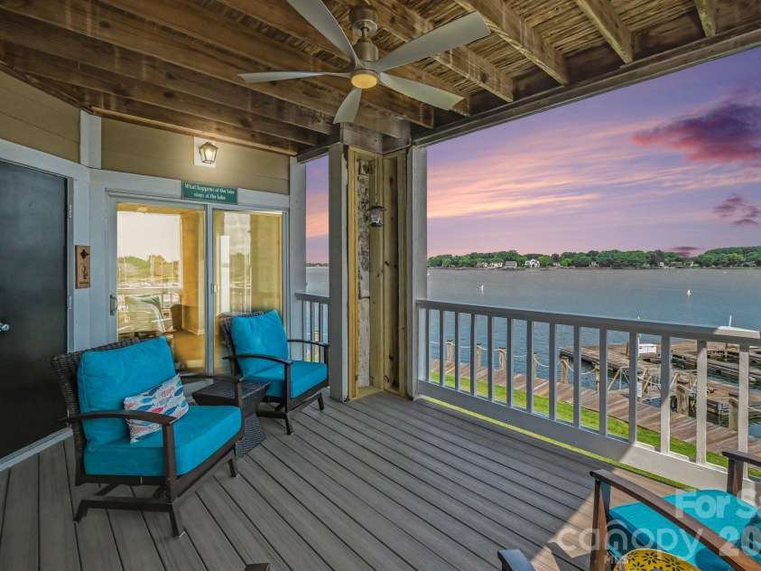 18613 Vineyard Point Lane, Cornelius, NC 28031.  MLS# CAR4409285, YatesRealty ID 45514. Sunsets are stunning  (HOA is currently repairing pillars to be completed by the fall)