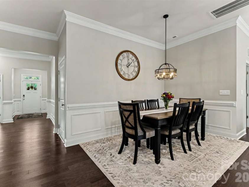 676 Latrobe Drive, Iron Station, NC 28080.  MLS# CAR4401657, YatesRealty ID 45521. Large Dining area for larger gatherings