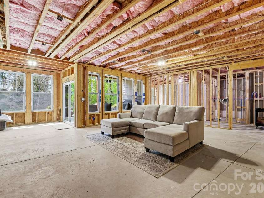 676 Latrobe Drive, Iron Station, NC 28080.  MLS# CAR4401657, YatesRealty ID 45521. Make the lower level your own.  Endless Possibilities.  Wiring for Electric in place