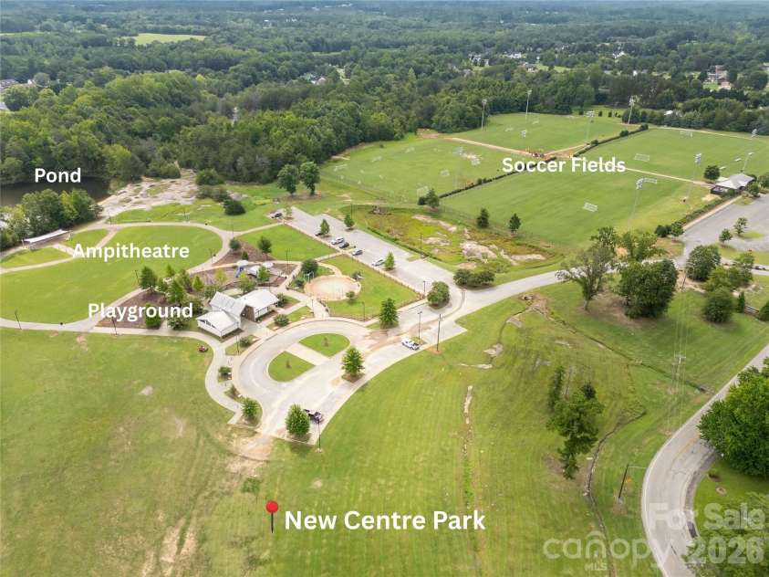 901 Clover Park Drive, Clover, SC 29710.  MLS# CAR4416054, YatesRealty ID 45575. New Centre Park Aerial