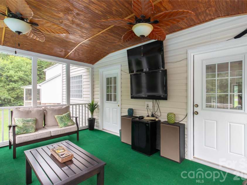 901 Clover Park Drive, Clover, SC 29710.  MLS# CAR4416054, YatesRealty ID 45575. Screened Porch