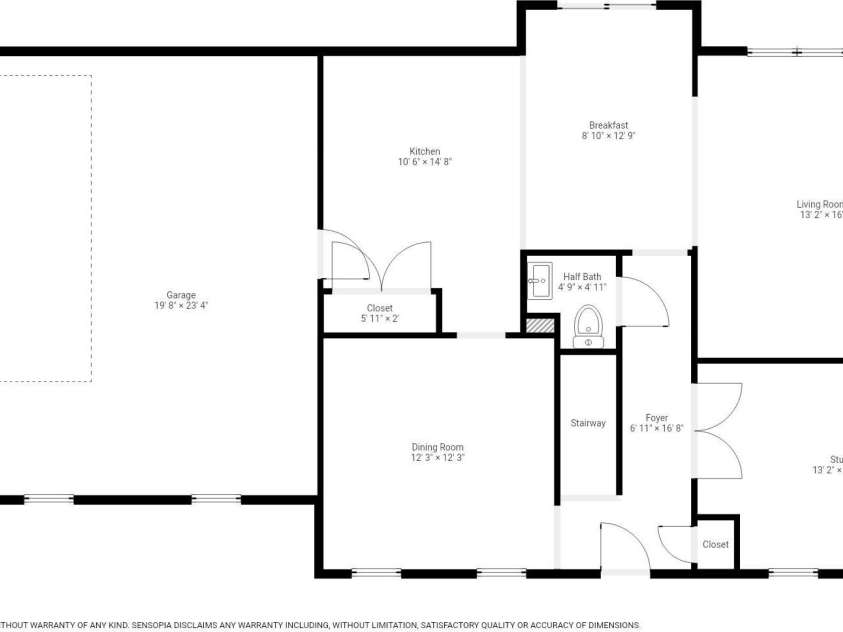 12657 Cardinal Woods Drive, Pineville, NC 28134.  MLS# CAR4411297, YatesRealty ID 45585. Main floor