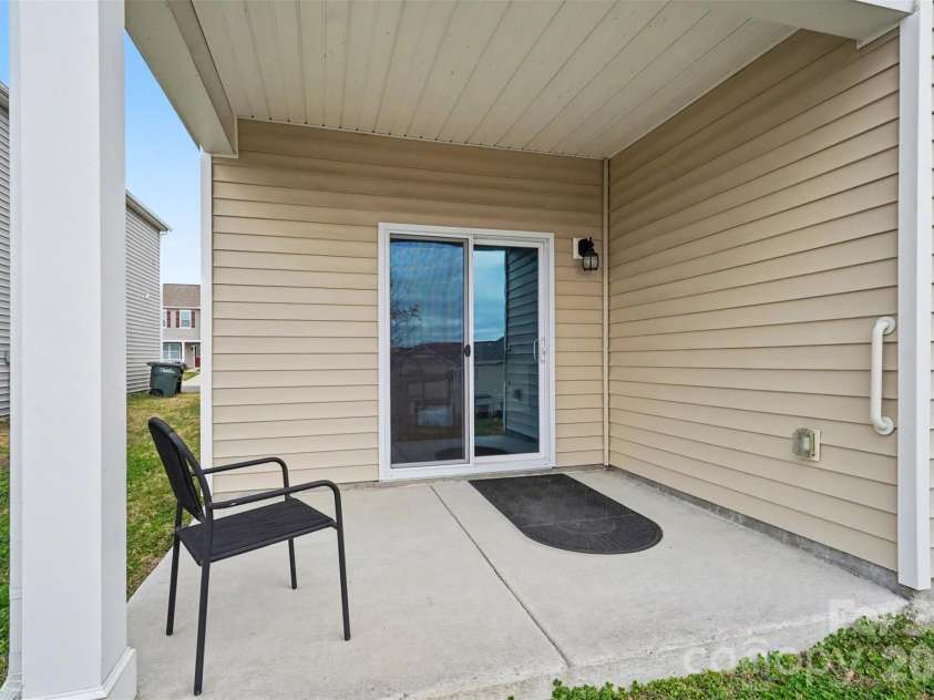 1212 Kent Downs Avenue, Concord, NC 28027.  MLS# CAR4352832, YatesRealty ID 4559. Back porch