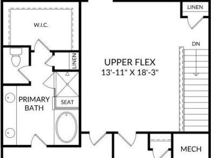 1429 Towns Valley, Fort Mill, SC 29708.  MLS# CAR4416626, YatesRealty ID 45609. Upper Level