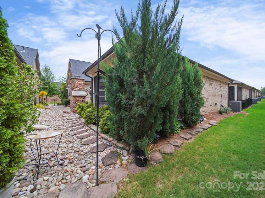 5256 Courtyard Lane, Belmont, NC 28012.  MLS# CAR4299282, YatesRealty ID 4561. From the back corner of house