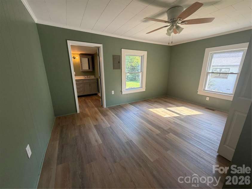 427 Whitley Street, Norwood, NC 28128.  MLS# CAR4416217, YatesRealty ID 45614. Master Bedroom