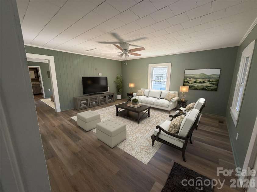 427 Whitley Street, Norwood, NC 28128.  MLS# CAR4416217, YatesRealty ID 45614. Virtual Staging
