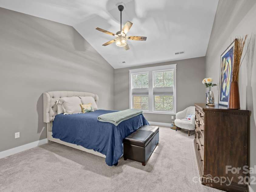 513 Sweet Birch Park Lane, Black Mountain, NC 28711.  MLS# CAR4322583, YatesRealty ID 4563. Primary bedroom on main floor