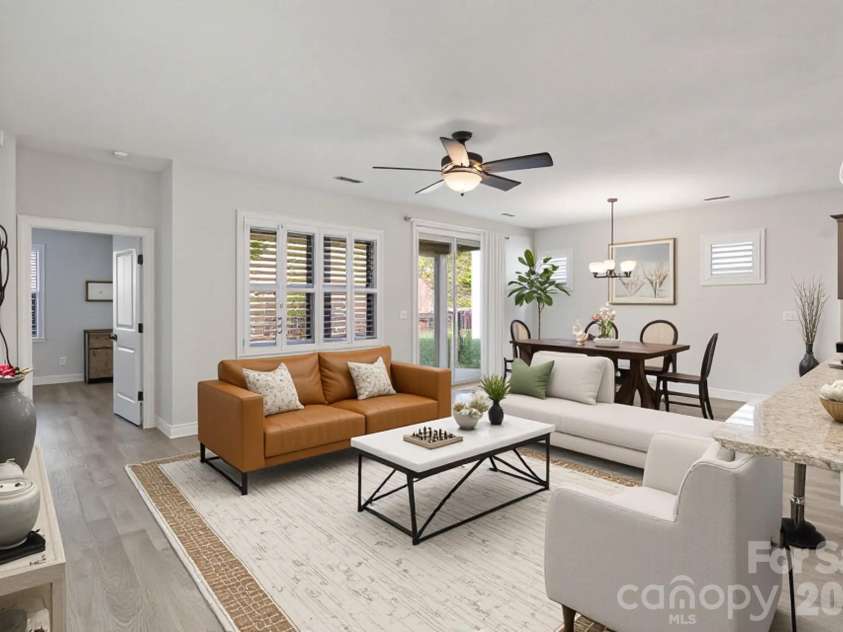 4995 Looking Glass Trail, Denver, NC 28037.  MLS# CAR4333286, YatesRealty ID 4564. Virtually staged living area 