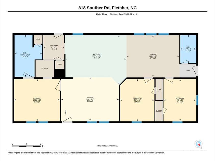 318 Souther Road, Fletcher, NC 28732.  MLS# CAR4414028, YatesRealty ID 45646. 