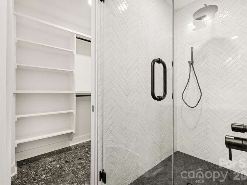 3024 Walter Street, Charlotte, NC 28208.  MLS# CAR4401144, YatesRealty ID 45669. Master bath with walk-in shower