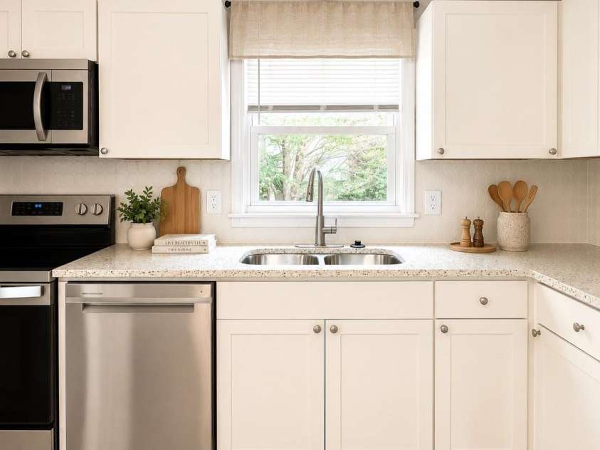 8826 Leipzig Drive, Charlotte, NC 28210.  MLS# CAR4401179, YatesRealty ID 45678. Kitchen - Virtually staged