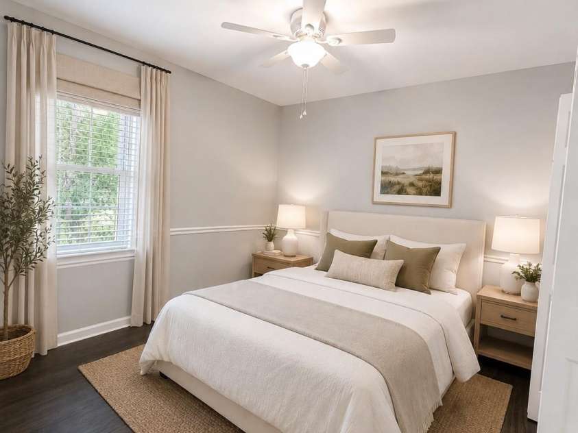 8826 Leipzig Drive, Charlotte, NC 28210.  MLS# CAR4401179, YatesRealty ID 45678. Third Bedroom - Virtually Staged