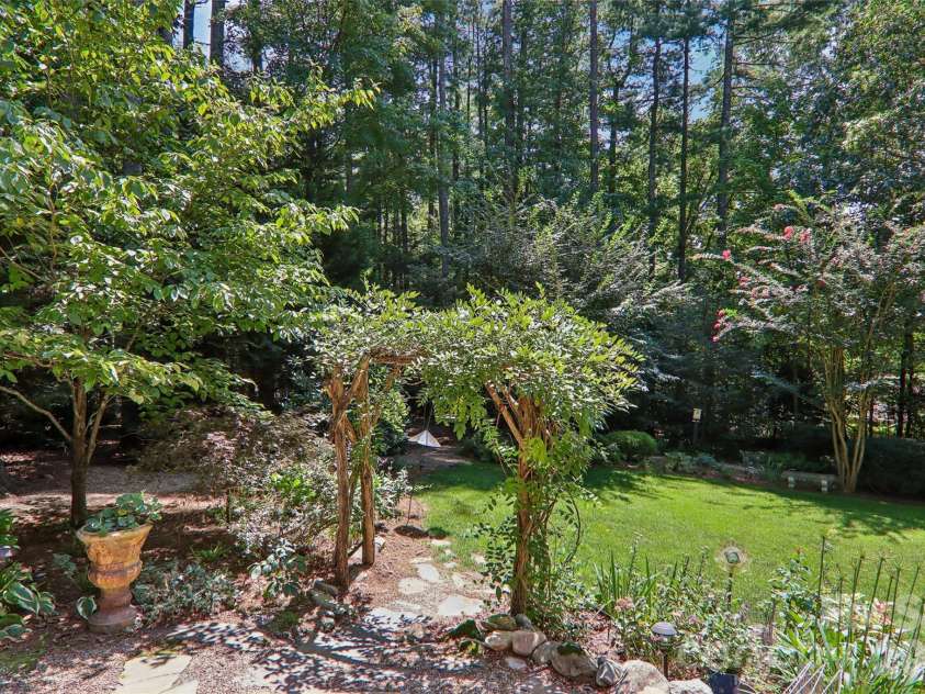 133 Larchmont Drive, Hendersonville, NC 28791.  MLS# CAR4415855, YatesRealty ID 45708. More backyard