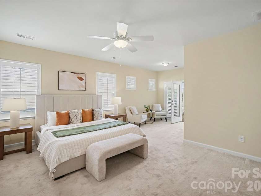 3250 Oliver Stanley Trail, Lancaster, SC 29720.  MLS# CAR4398411, YatesRealty ID 45710. Primary Bedroom & Sitting Area